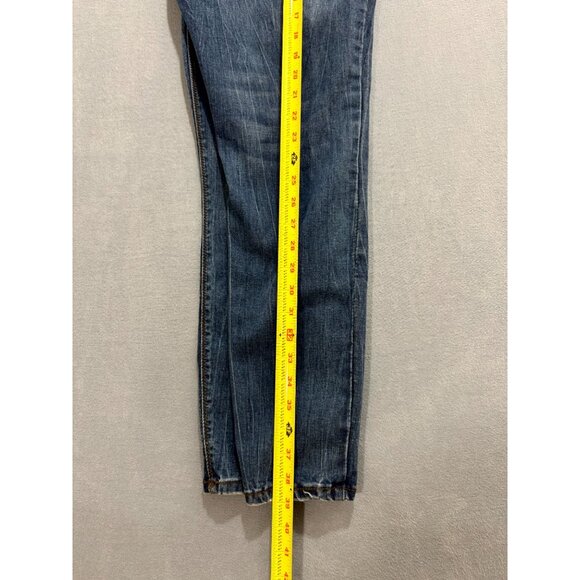 Denim & Co Women's Vintage 1969 Skinny Jeans Mid Rise Blue Size 16 - Picture 10 of 11